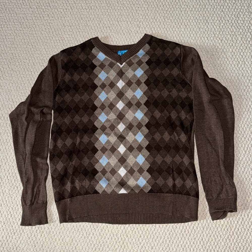 Boys argyle sweater